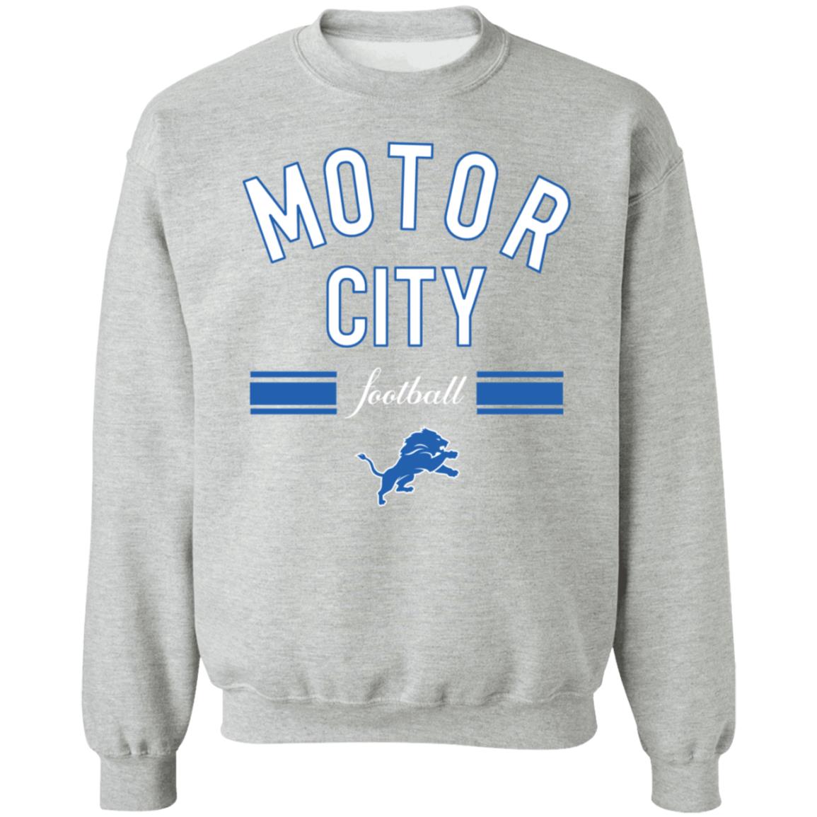 Motor City Football Shirt Dan Campbell Detroit Grey Sideline Local Performance T-Shirt Motor City Football Shirt Dan Campbell Detroit Grey Sideline Local Performance T-Shirt