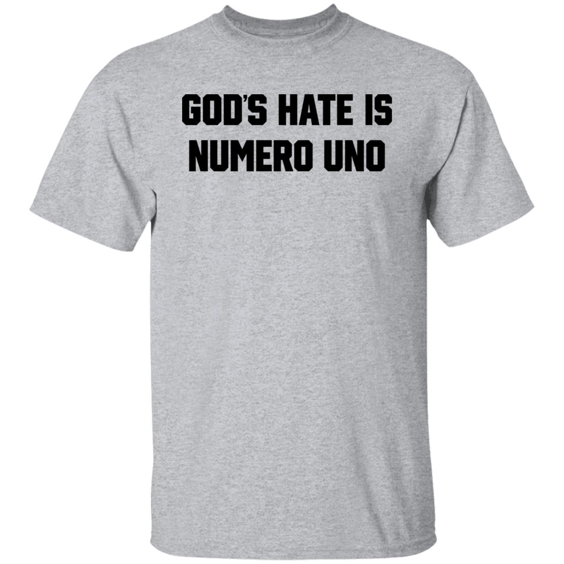 God's Hate Numero Uno Shirt Closed Casket Activities Merch God's Hate Numero Uno Shirt Closed Casket Activities Merch