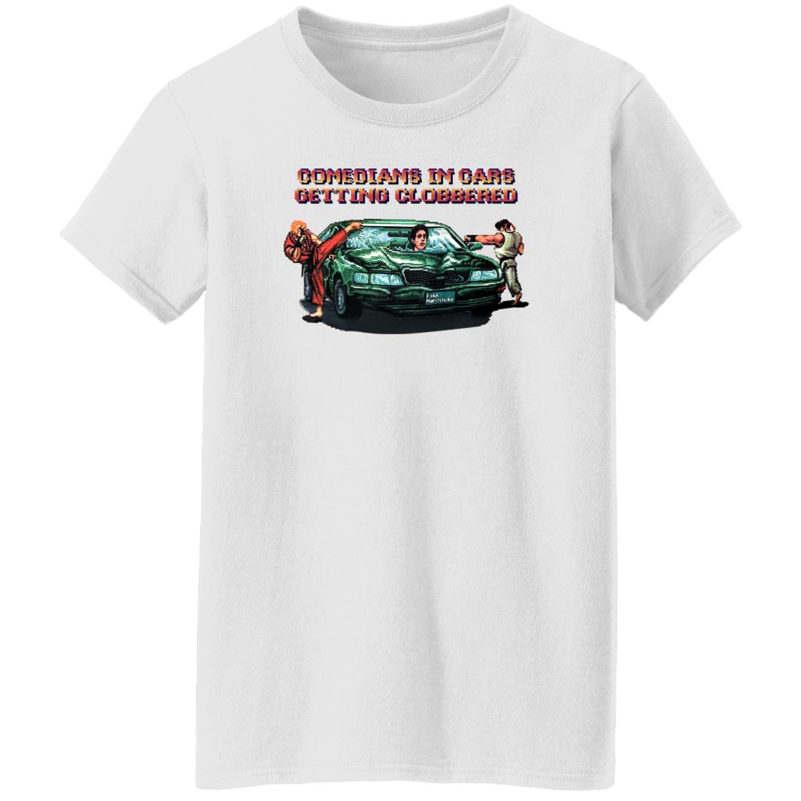 Comedians In Cars Getting Clobbered Shirt Fake Handshake Merch Clobbered Cars Shirt Comedians In Cars Getting Clobbered Shirt Fake Handshake Merch Clobbered Cars Shirt