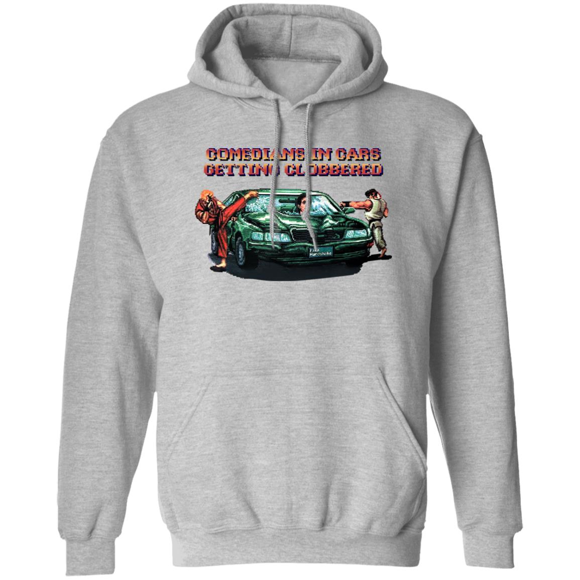 Comedians In Cars Getting Clobbered Shirt Fake Handshake Merch Clobbered Cars Shirt Comedians In Cars Getting Clobbered Shirt Fake Handshake Merch Clobbered Cars Shirt