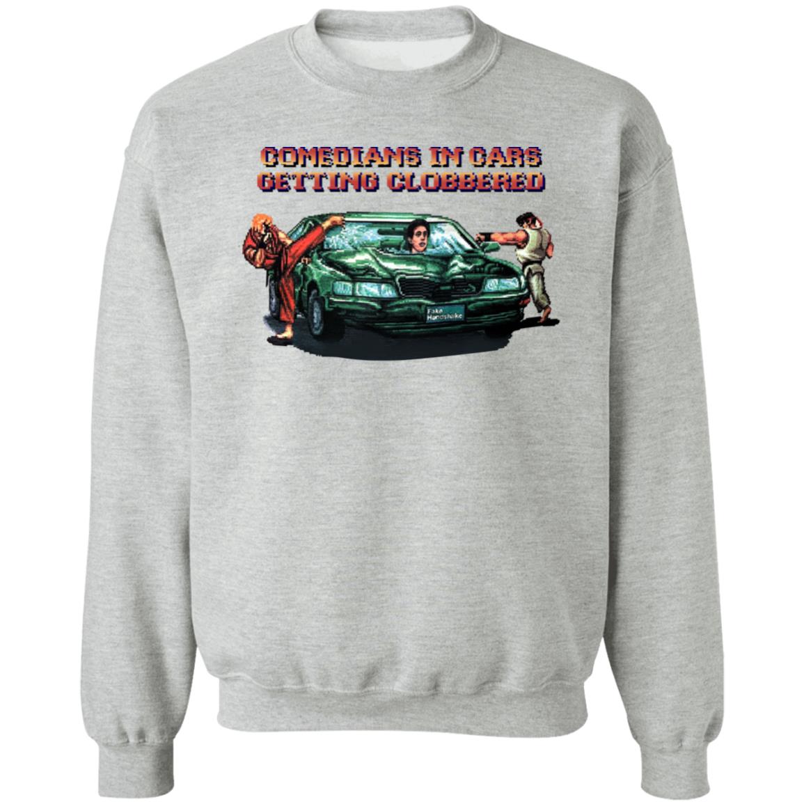 Comedians In Cars Getting Clobbered Shirt Fake Handshake Merch Clobbered Cars Shirt Comedians In Cars Getting Clobbered Shirt Fake Handshake Merch Clobbered Cars Shirt