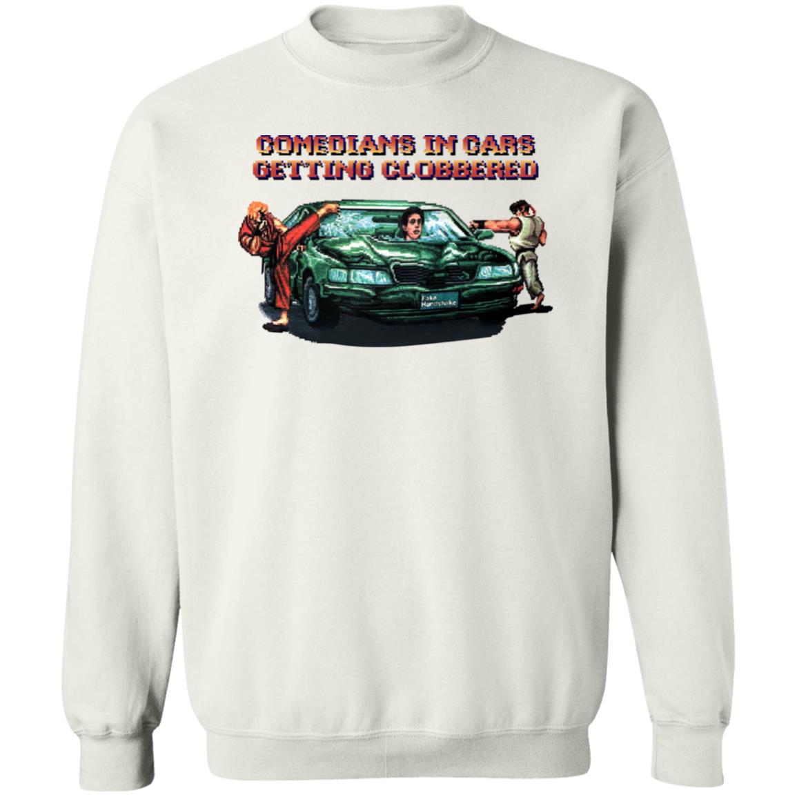 Comedians In Cars Getting Clobbered Shirt Fake Handshake Merch Clobbered Cars Shirt Comedians In Cars Getting Clobbered Shirt Fake Handshake Merch Clobbered Cars Shirt