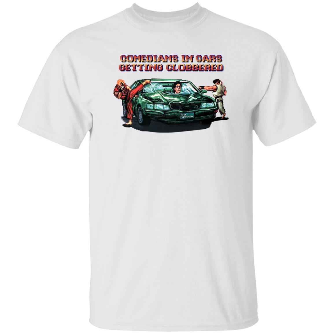 Comedians In Cars Getting Clobbered Shirt Fake Handshake Merch Clobbered Cars Shirt Comedians In Cars Getting Clobbered Shirt Fake Handshake Merch Clobbered Cars Shirt