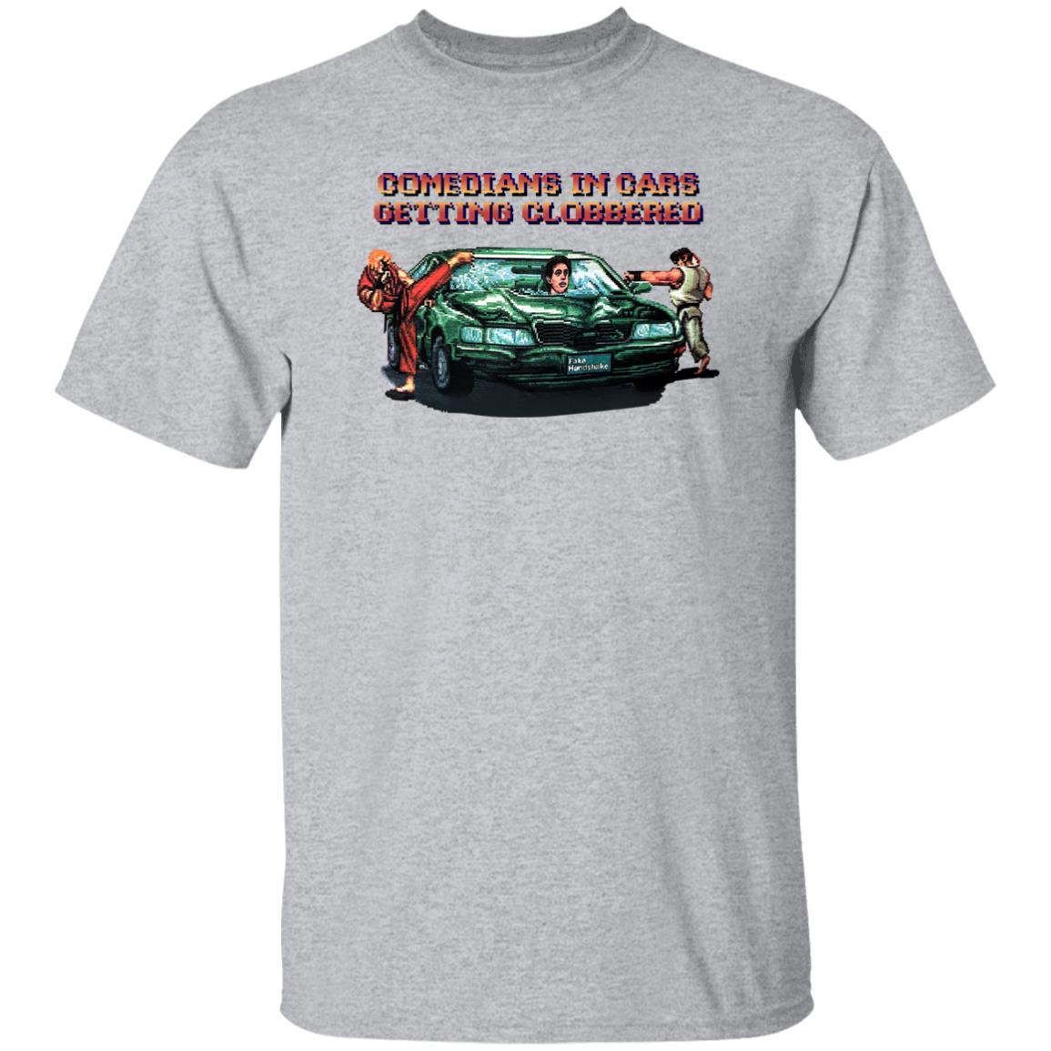Comedians In Cars Getting Clobbered Shirt Fake Handshake Merch Clobbered Cars Shirt Comedians In Cars Getting Clobbered Shirt Fake Handshake Merch Clobbered Cars Shirt
